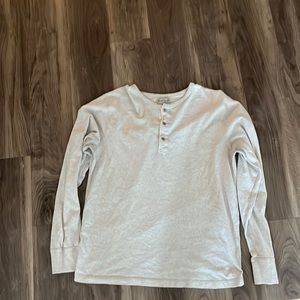 J Crew 3 button long sleeve shirt